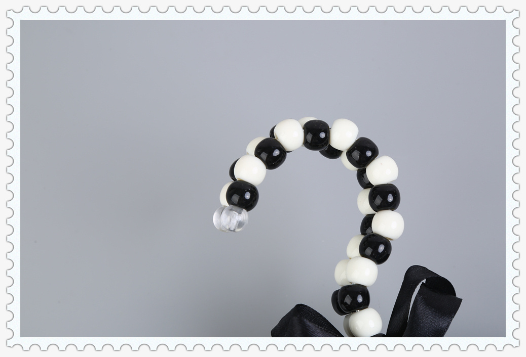 惠栩复古经典配色高档珍珠衣架弧形防滑塑料衣架服装店展示衣挂详情9