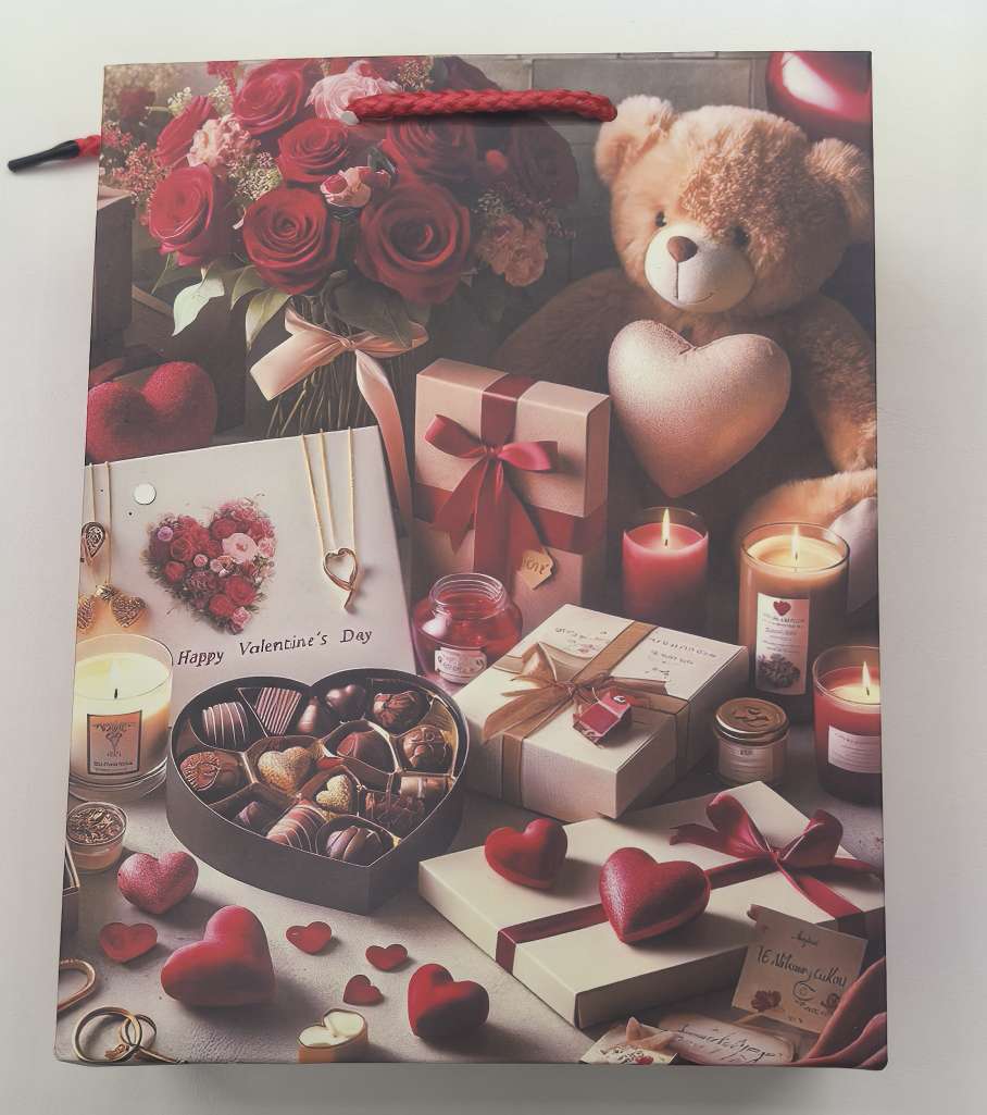 白卡纸袋生日情人节伴手礼节日礼物袋高档礼物袋首饰盒袋圣诞节详情2