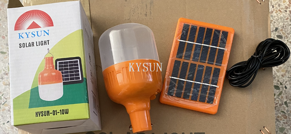 KYSUN solar portable home stall camping LED bulb Energy-saving emergency bulb Ultra-bright waterproof pic 1