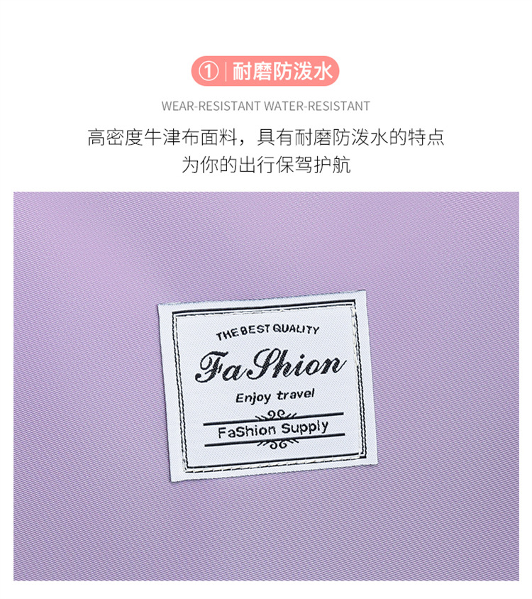 Universal wheel luggage bag, travel bag, storage, fitness bag for women pic 5