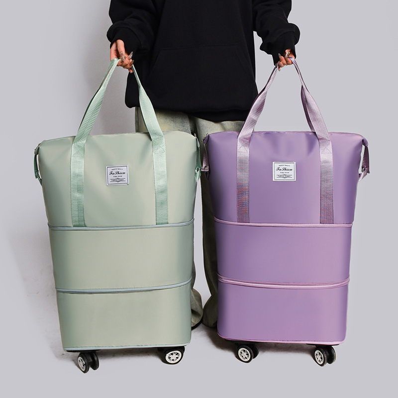 Universal wheel luggage bag, travel bag, storage, fitness bag for women Specification image