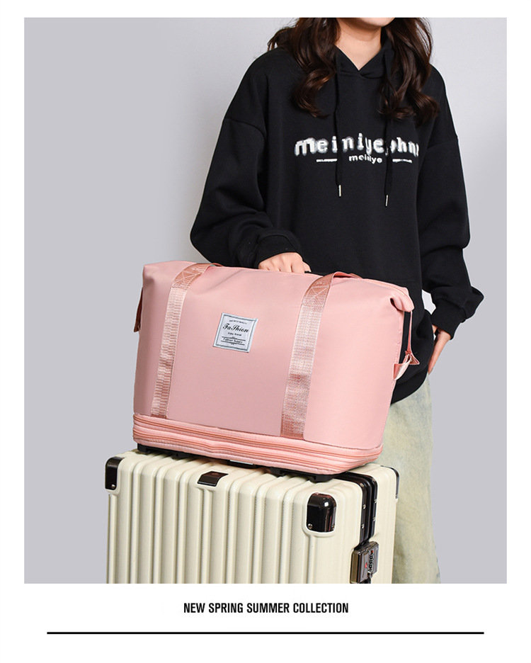 Universal wheel luggage bag, travel bag, storage, fitness bag for women pic 30