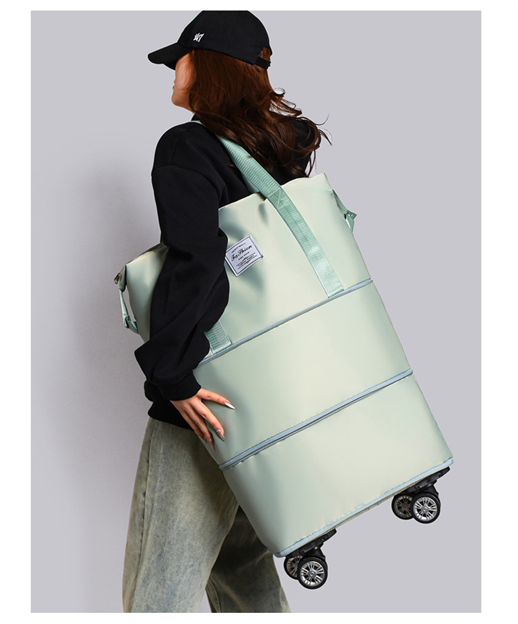 Universal wheel luggage bag, travel bag, storage, fitness bag for women pic 27