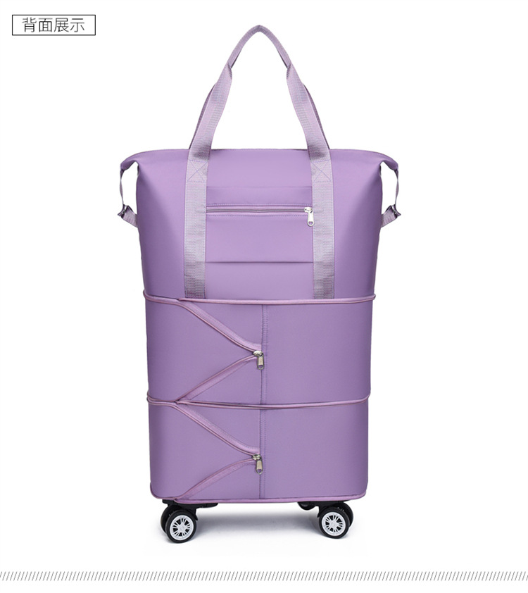 Universal wheel luggage bag, travel bag, storage, fitness bag for women pic 42