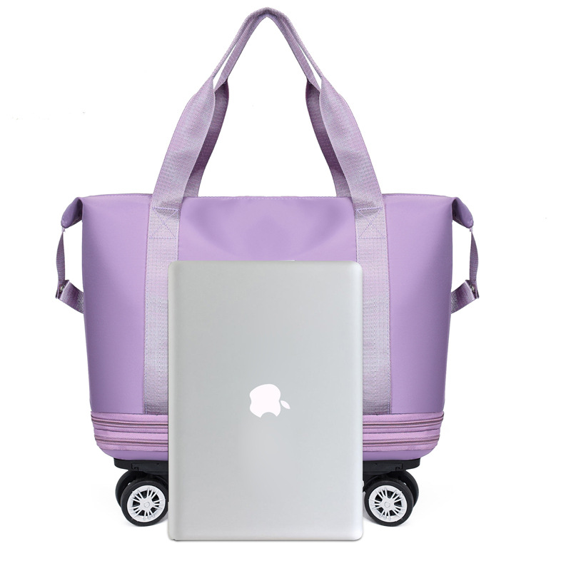 Universal wheel luggage bag, travel bag, storage, fitness bag for women