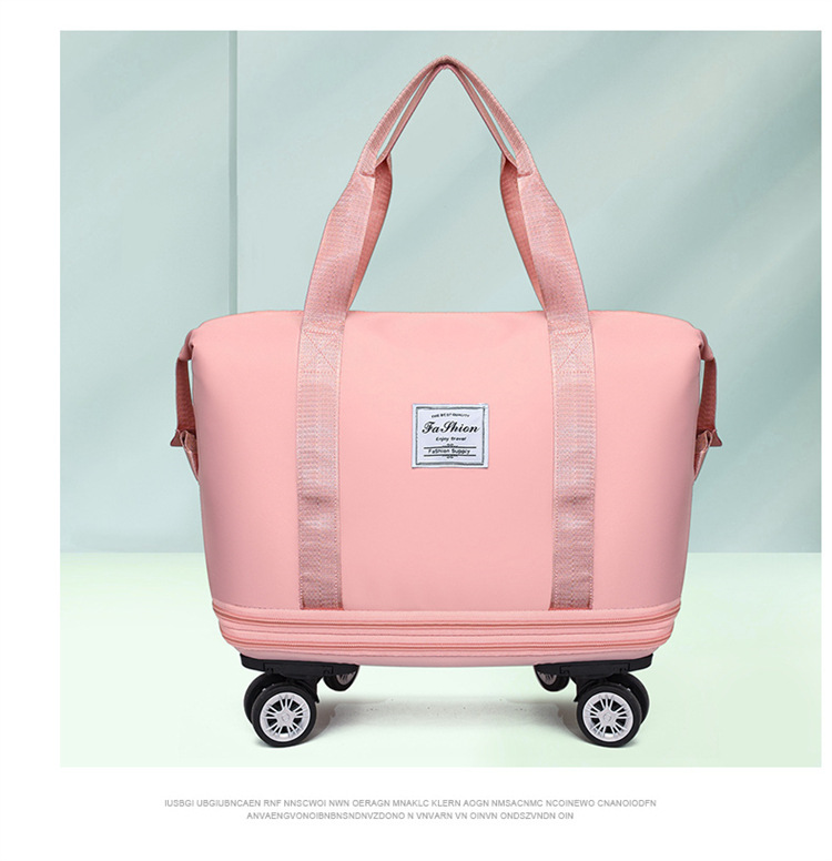 Universal wheel luggage bag, travel bag, storage, fitness bag for women pic 20