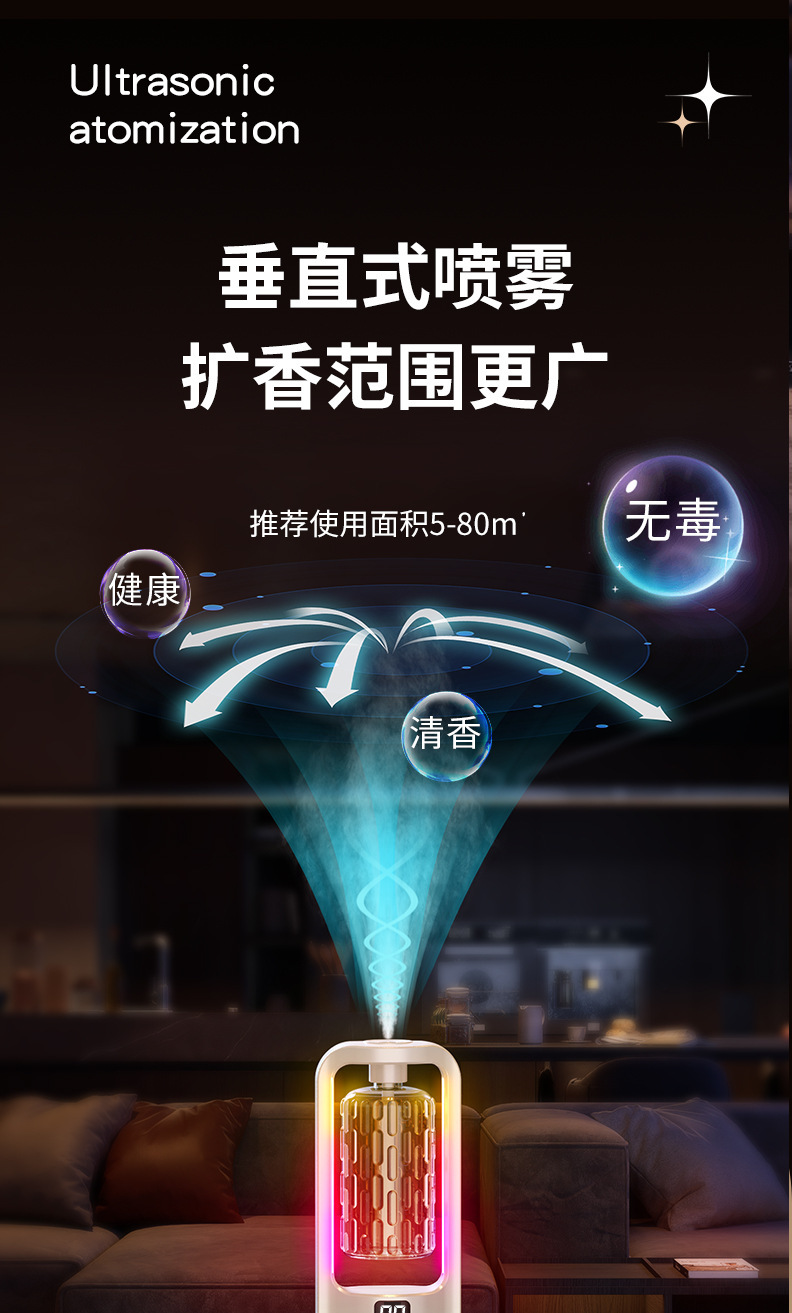自动喷香机家用精油酒店加湿器卧室厕所除异味香薰机扩香机香氛机详情14
