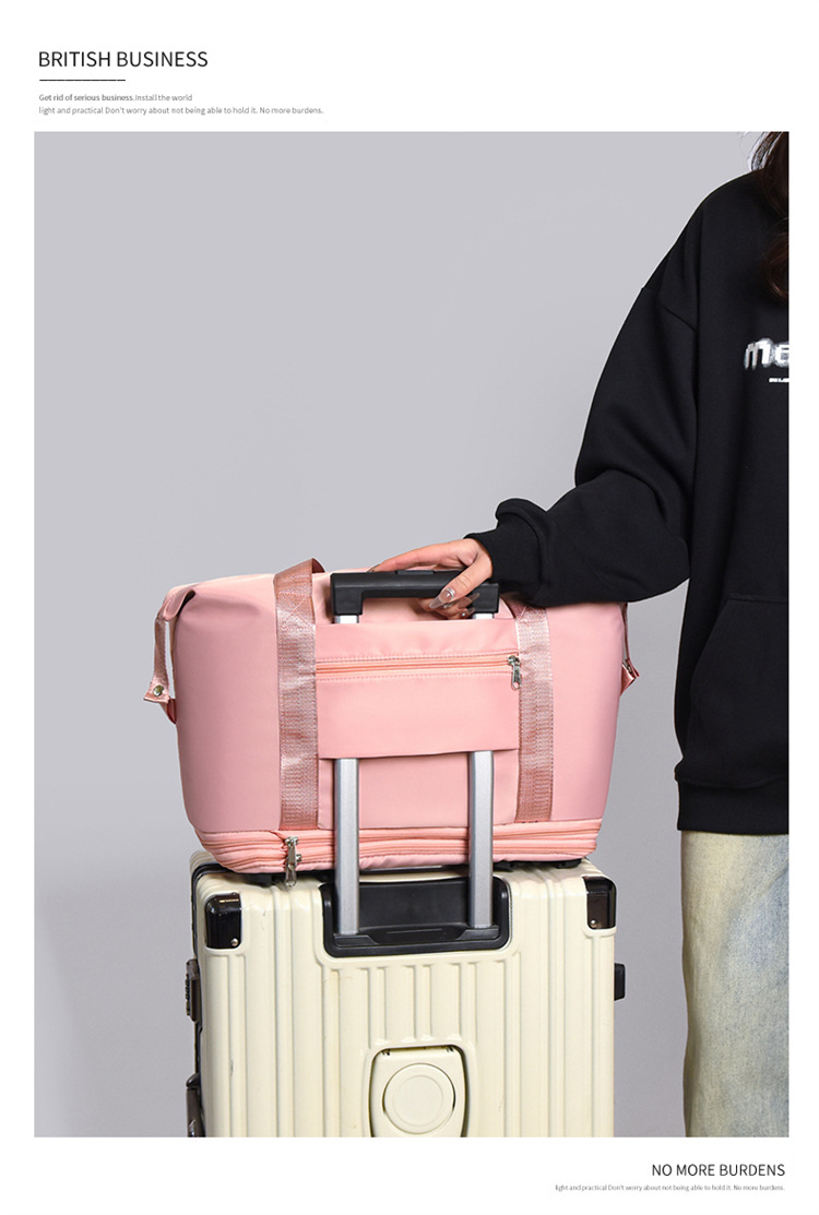 Universal wheel luggage bag, travel bag, storage, fitness bag for women pic 31