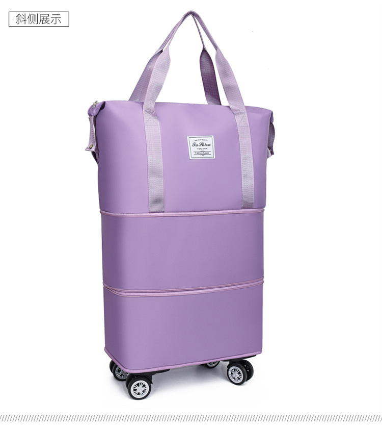 Universal wheel luggage bag, travel bag, storage, fitness bag for women pic 41