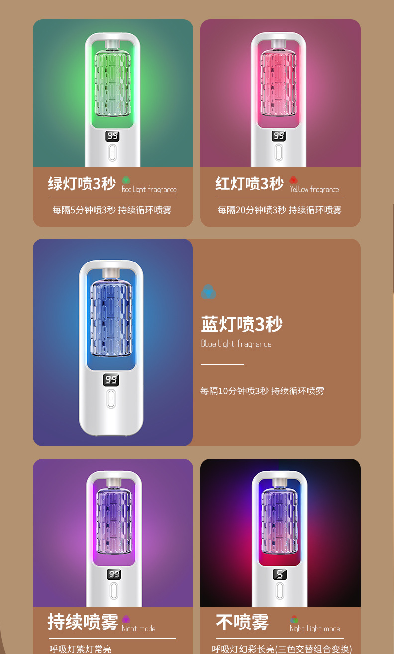 自动喷香机家用精油酒店加湿器卧室厕所除异味香薰机扩香机香氛机详情16