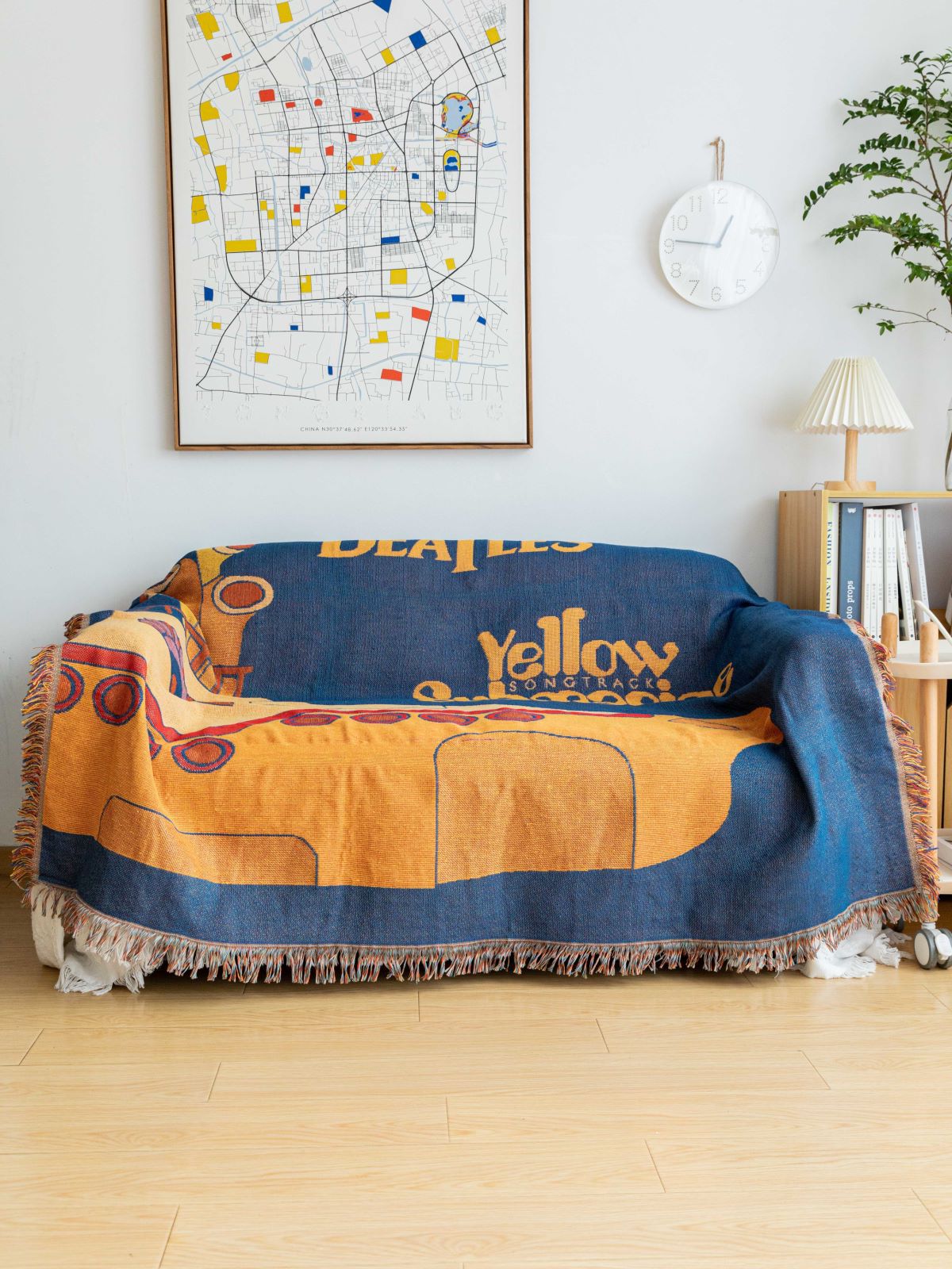 ins light luxury style office nap blanket, nap cover blanket, single sofa blanket, sofa cover decorative blanket details Picture