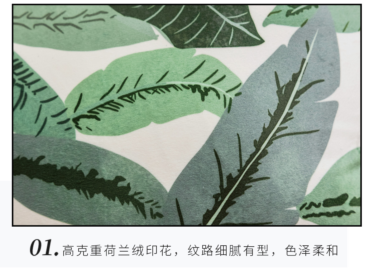 亚马逊印花抱枕定制ins风现代简约床头靠垫靠枕样板间床上抱枕套详情1