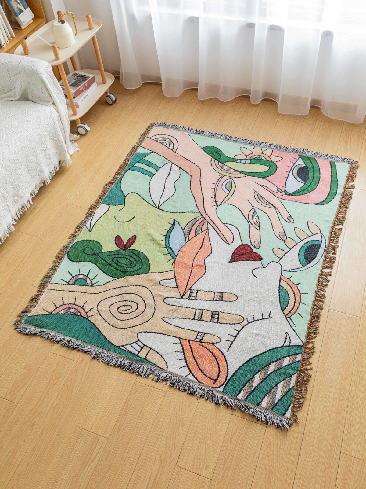 ins light luxury style office nap blanket, nap cover blanket, single sofa blanket, sofa cover decorative blanket pic 1