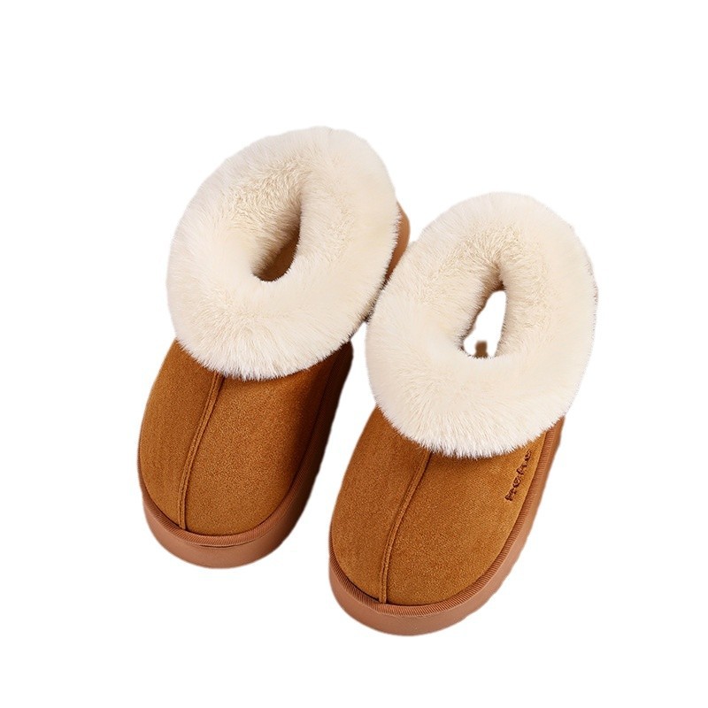 keke's new home cotton slippers, fashionable snow boots, winter women's warm fur bags and anti-slip wholesale Application Scenario