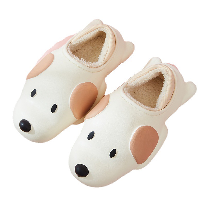 2025 New style dog cotton slippers for women petting cats, a romantic couple, cartoon for women, winter indoor home warmth and fleece Application Scenario
