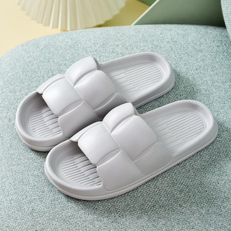 New wholesale summer anti-slip eva home bathroom couple's poop feeling cool slippers for men and women, one piece on delivery Specification drawing