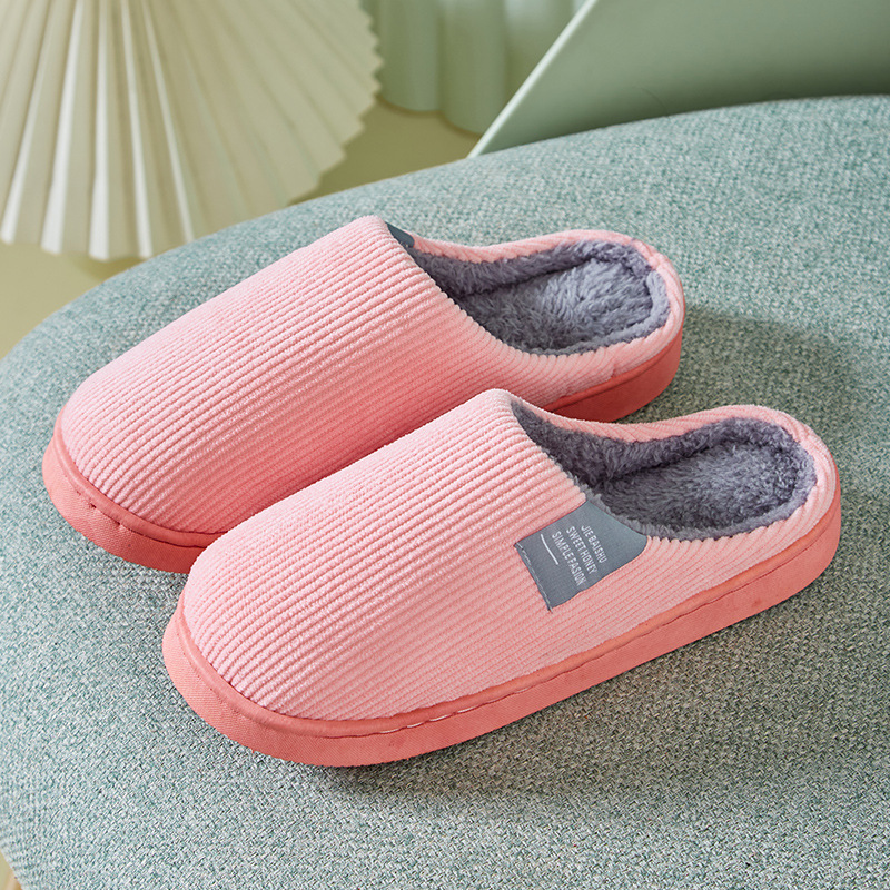 2022 Cartoon cotton slippers for couples, men and women, autumn and winter cotton shoes, indoor and outdoor warm and durable slippers for home wholesale Item Picture
