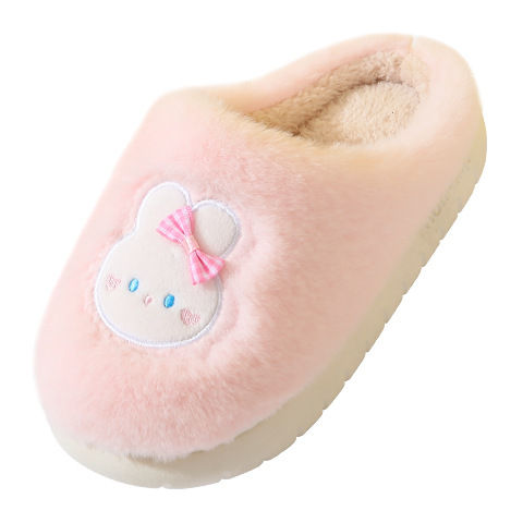 Keke Liangpin Children's Cotton Slippers Autumn and Winter Cartoon Warm Cotton Slippers for kids, adults and children, indoor furry slippers for home Application Scenario
