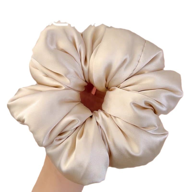 Upgraded 160g filled cotton pillow sleep hair band, the same as the popular ones, new large silk filled large intestine hair band Application Scenario