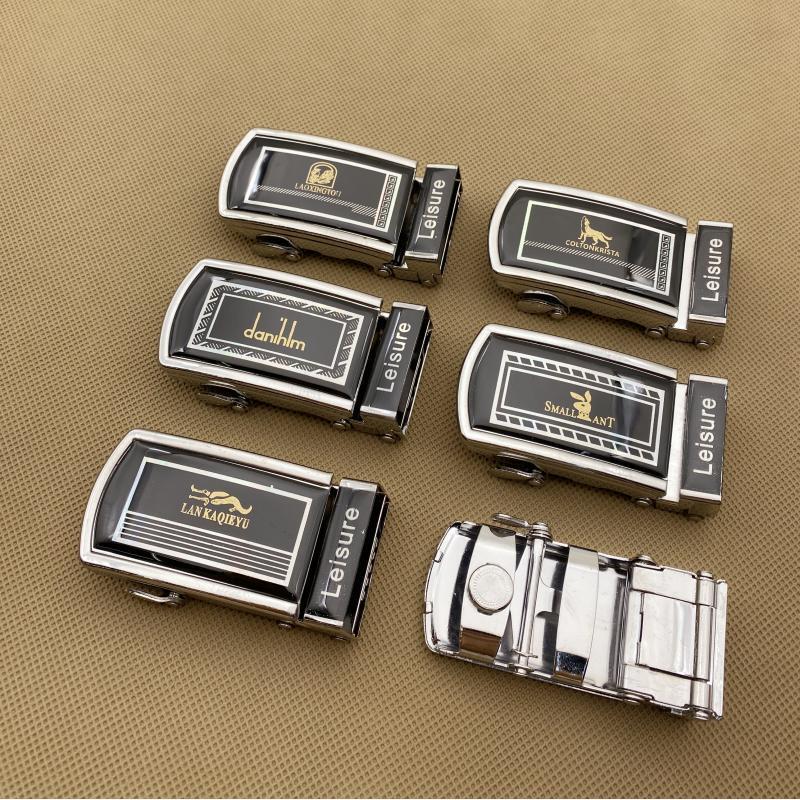 The classic men's round-head automatic buckle individual belt buckle is economical, sturdy and durable Specification image