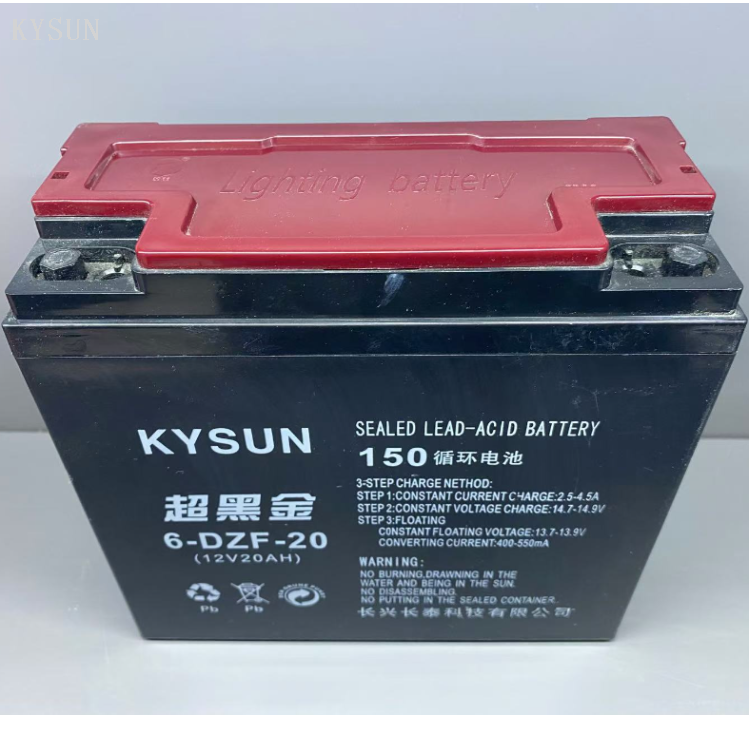 KYSUN Big Black Bull solar battery is a high-quality maintenance-free, recyclable lead-acid battery with a capacity of 12V20AH Application Scenario