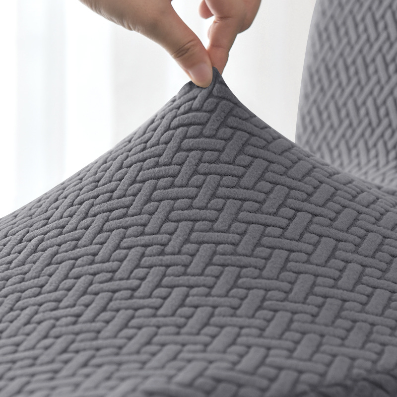 Cross-border elastic home hotel club bar stool cover Barstool high stool cover T-shaped jacquard fabric Specification image