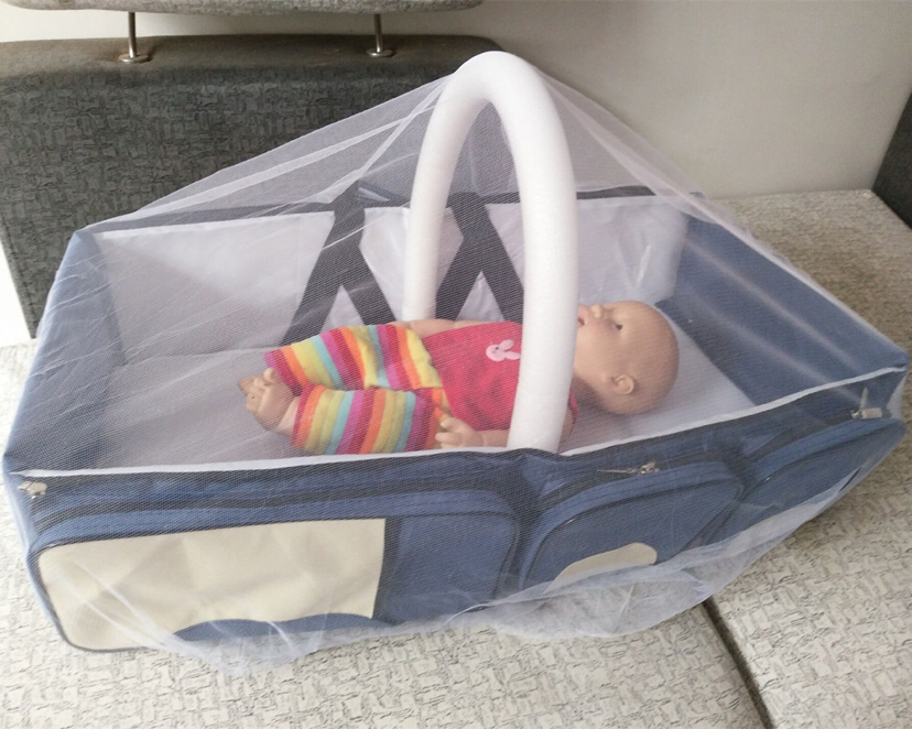 Baby travel folding bed, portable, multi-functional mother and baby bag, crib, crib pic 9
