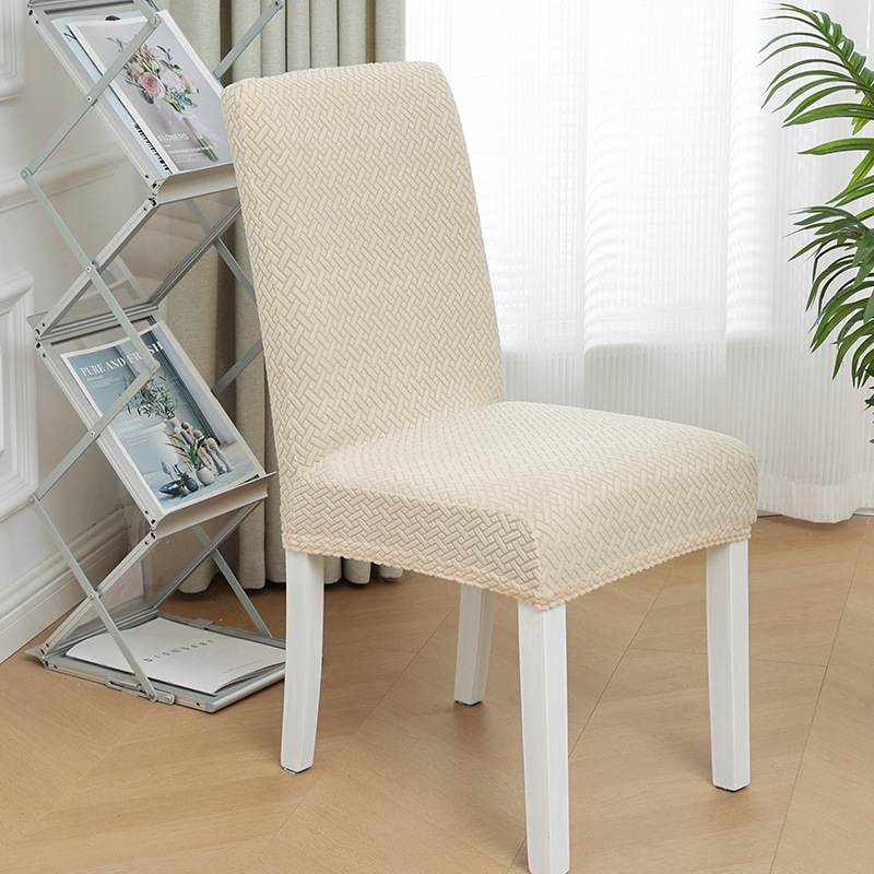 Thickened household chair covers, universal and simple seat and stool covers, backrest and seat cushion integrated woven pattern one-piece chair covers Specification image