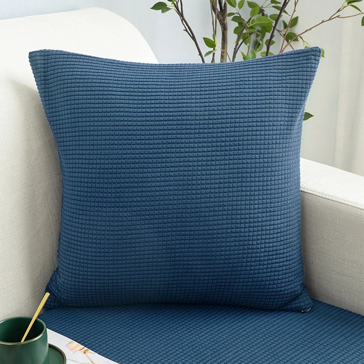 Cross-border Amazon Ebay corn kernel flannel fabric elastic pillowcase Specification image