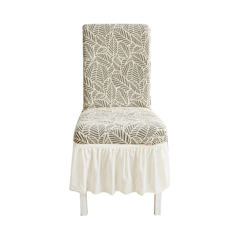 Manufacturer's in-stock elastic chair covers, high-end hotel and restaurant dining chair covers, banquet thickened universal one-piece skirt chair covers Application Scenario