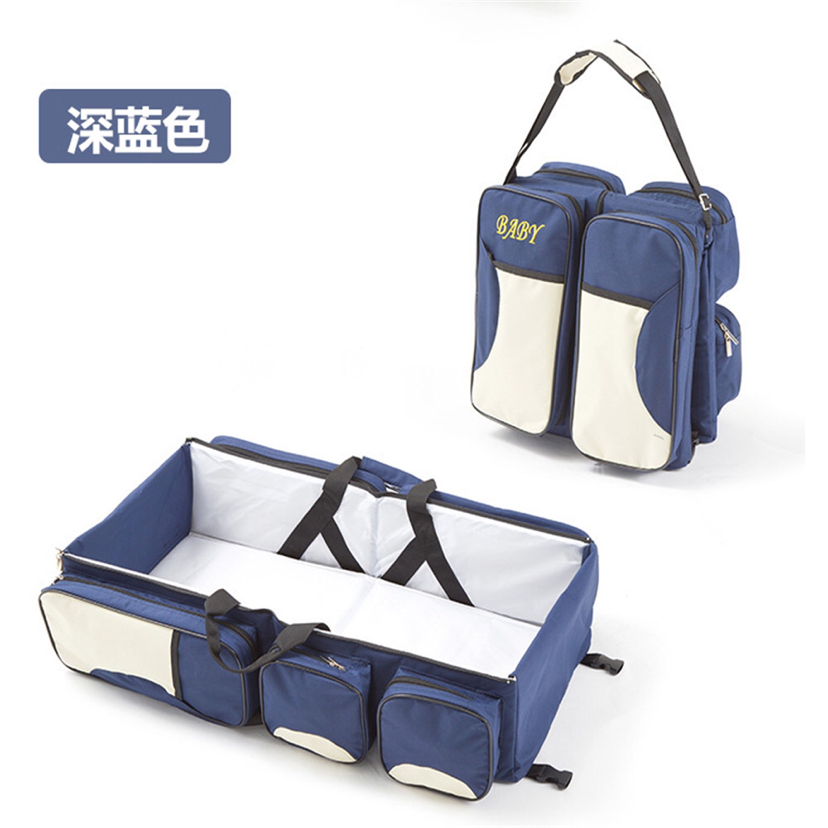Baby travel folding bed, portable, multi-functional mother and baby bag, crib, crib pic 2