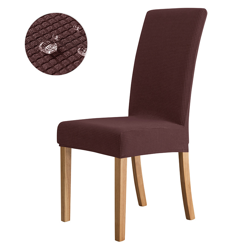 Cross-border elastic home hotel dining Chair Parsons Chair Chair cover waterproof corn kernel velvet Item Picture