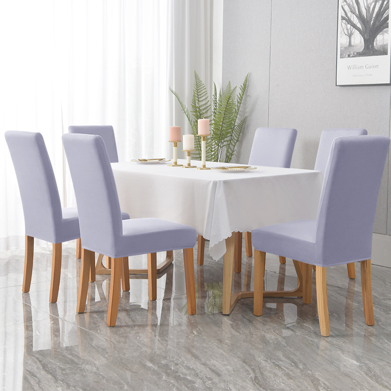 Cross-border waterproof milk silk fabric elastic home hotel dining Chair Parsons Chair mid-back cover Application Scenario