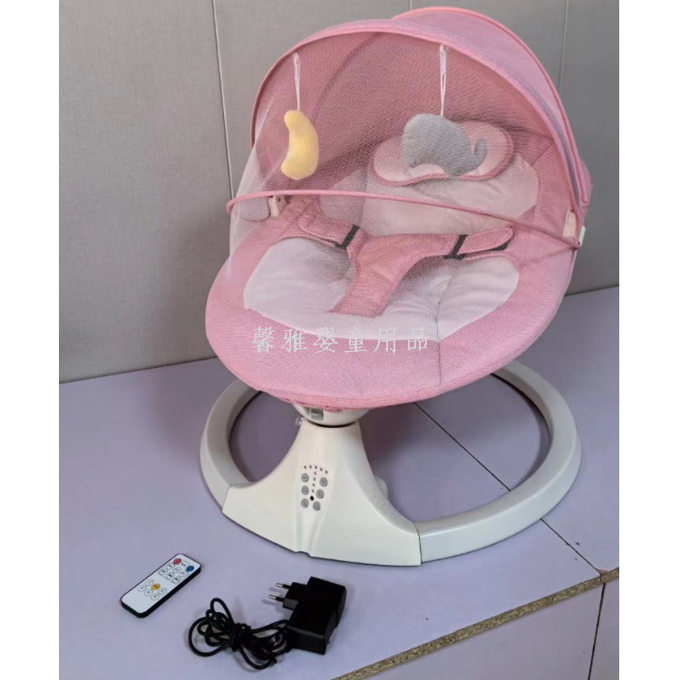 哄娃神器婴儿电动摇摇椅新生儿宝宝哄睡摇篮床带娃睡觉安抚椅躺椅