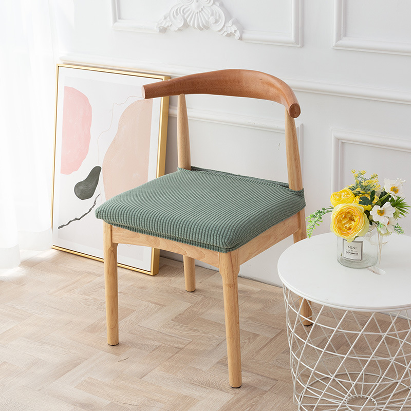 Home chair cover and cushion set, Nordic-style stool cover, thick cover, elastic chair cover, dining chair cover, table and chair cover integrated Application Scenario
