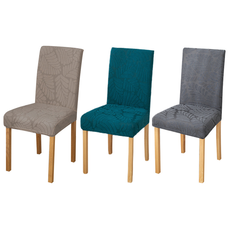 Lanmo leaf jacquard universal elastic Chair cover for export, universal chair set, table and chair cover, one-piece consignment Application Scenario