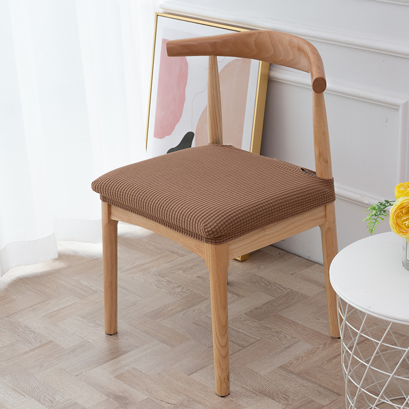 Home chair cover and cushion set, Nordic-style stool cover, thick cover, elastic chair cover, dining chair cover, table and chair cover integrated details Picture