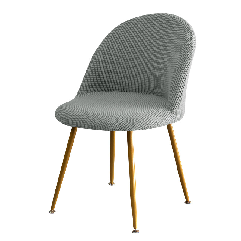 Cross-border elastic home hotel dining chair, duckbill chair cover, corn kernel velvet fabric Application Scenario