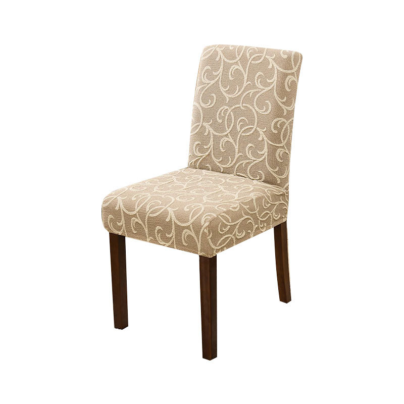 Elastic relief jacquard chair cover, high-end full-package chair cover for hotels, thickened one-piece fabric European-style stool cover Application Scenario