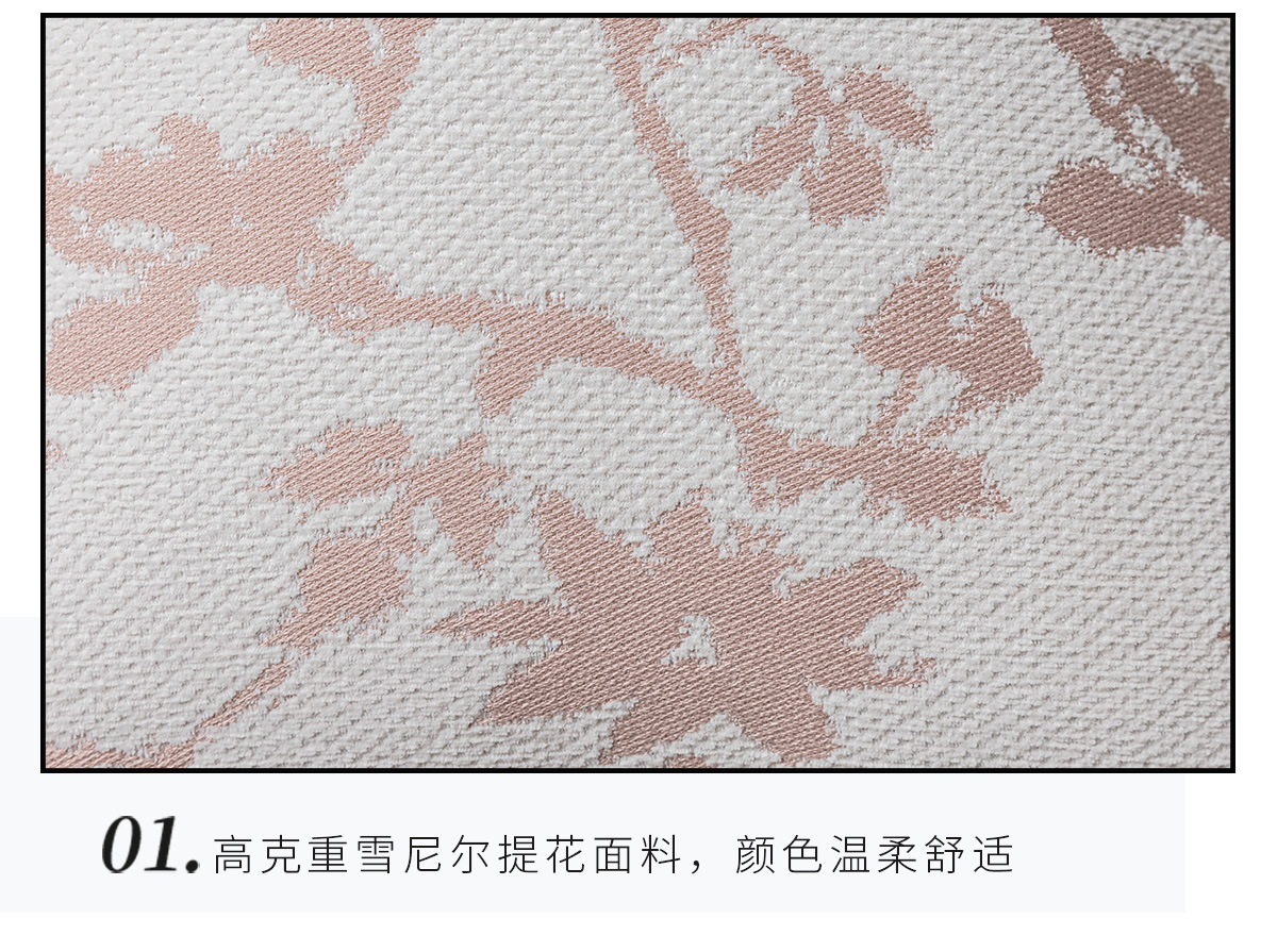 奶油风沙发抱枕定制ins风样板间客厅软包床头靠垫靠枕套床上腰靠详情3