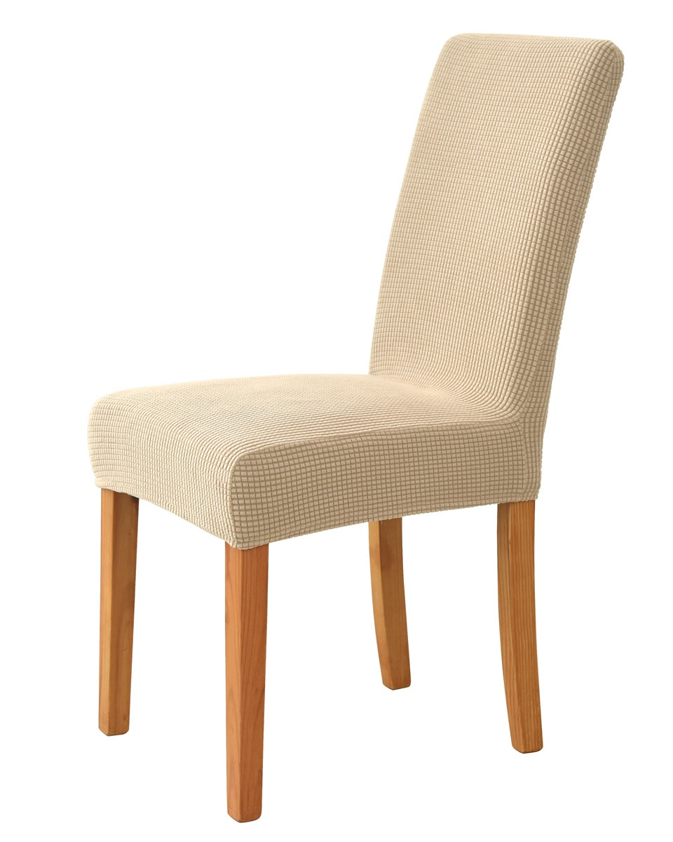 Cross-border elastic home hotel dining Chair Parsons Chair Chair cover with corn kernel velvet Item Picture