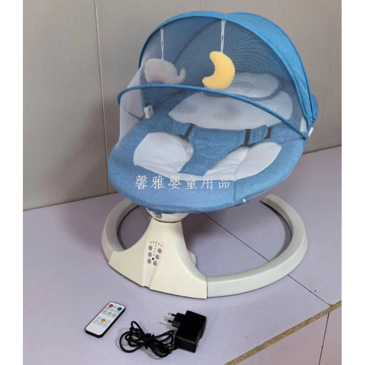 Baby-soothing gadgets: Baby electric rocking chair, newborn baby lullaby bed, baby-sleeping comfort chair, lounge chair details Picture