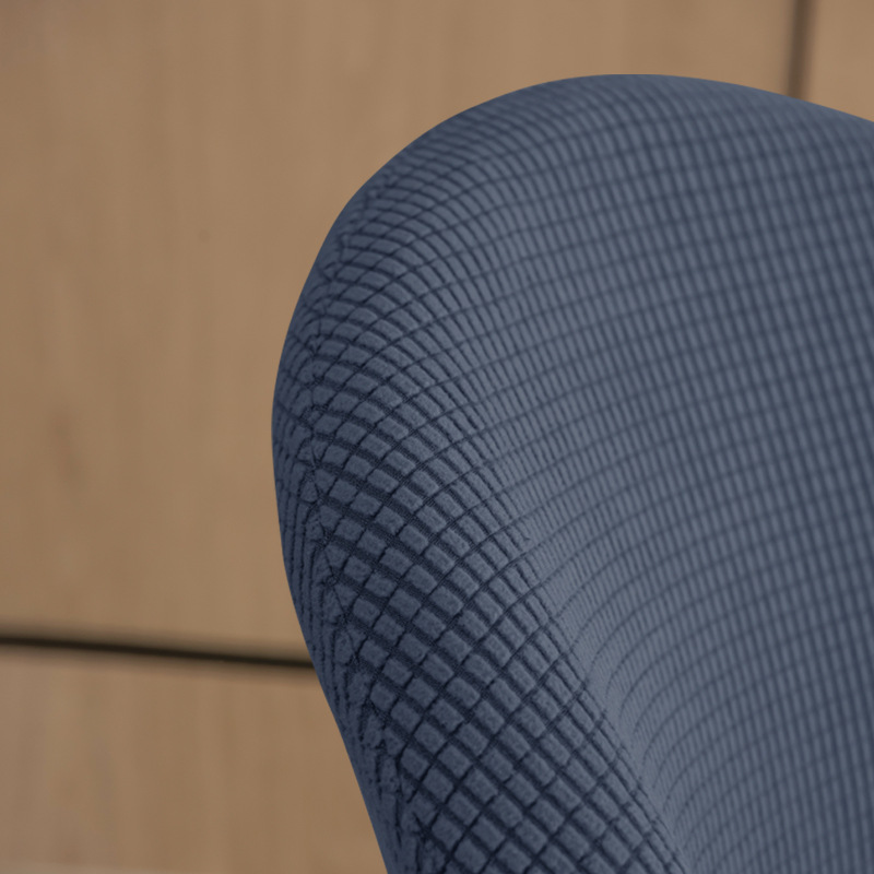 Cross-border elastic home hotel dining chair, duckbill chair cover, corn kernel velvet fabric Specification image