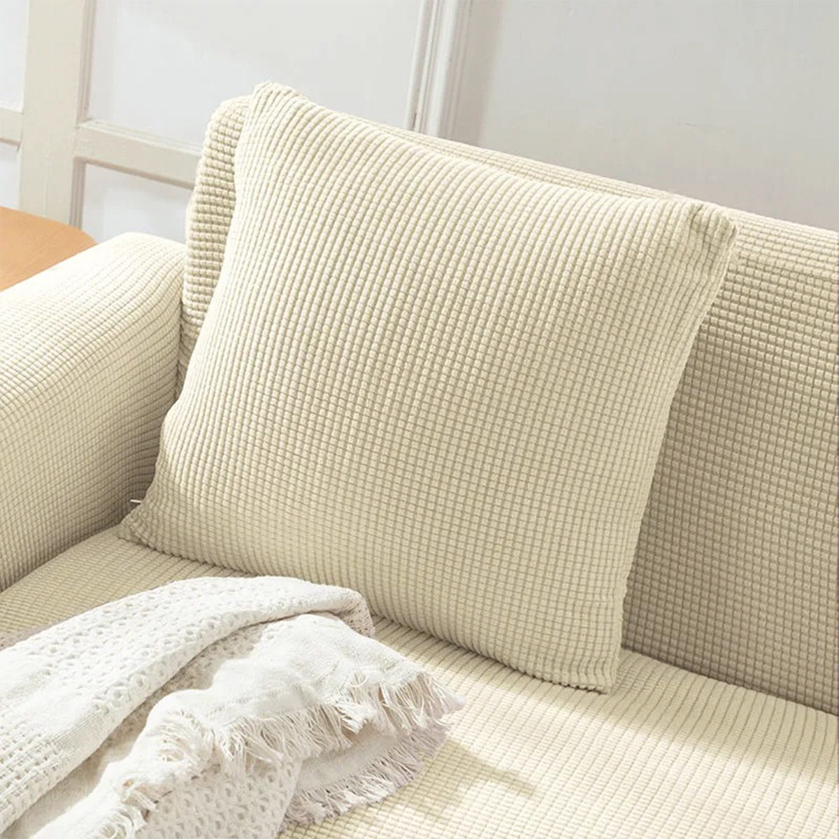 Cross-border Amazon Ebay corn kernel flannel fabric elastic pillowcase