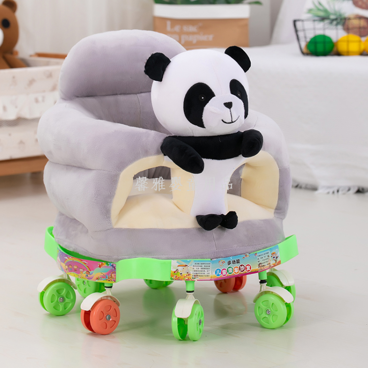 Infant and toddler multi-functional pulley seat, soothing baby sofa, safety backrest, anti-drop practice sitting chair and stool Specification image