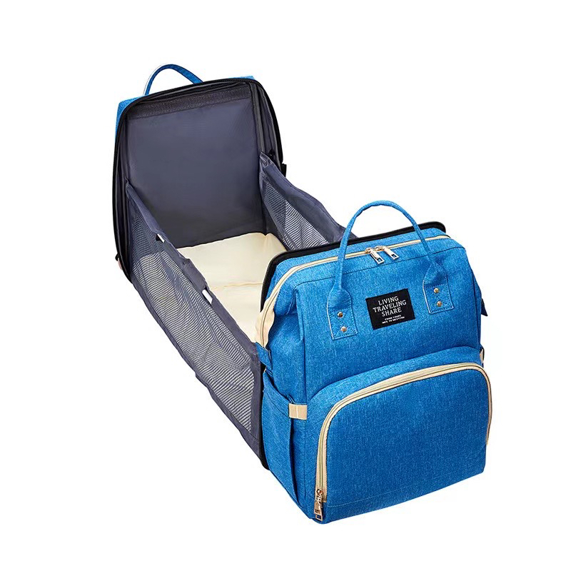 妈咪包折叠床中床待产包多功能大容量双肩母婴包外出背包详情4