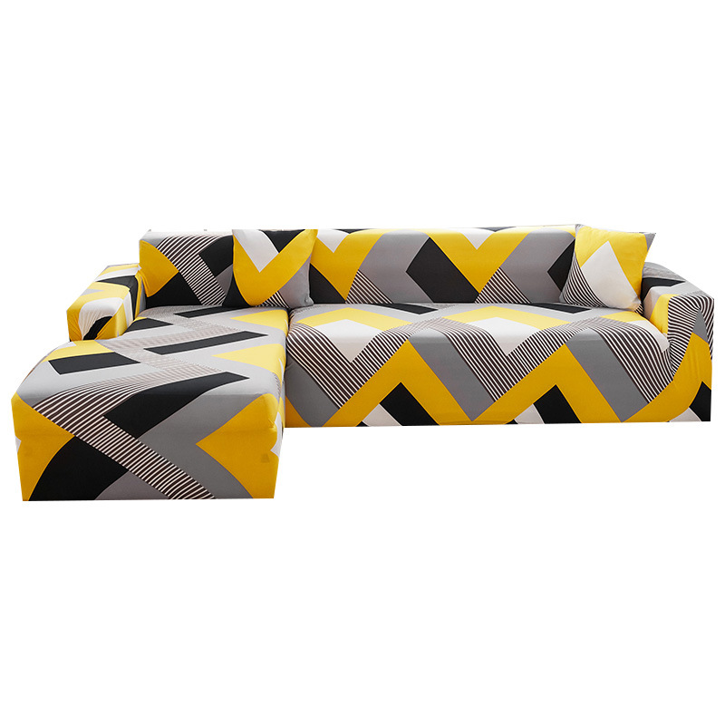 亚马逊跨境批发sofa cover四季通用全包沙发套罩弹力双扶手沙发垫