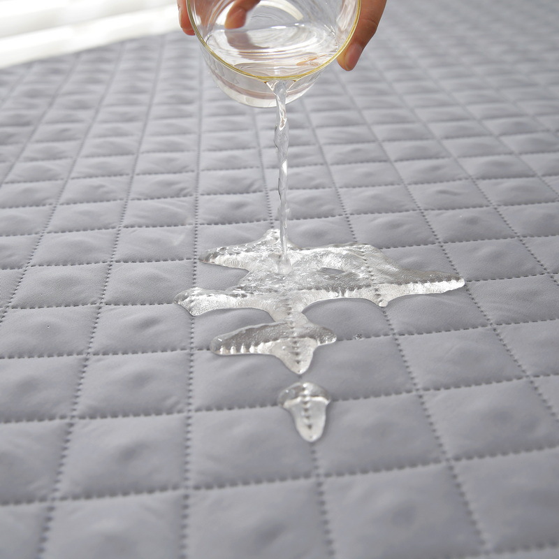 跨境纯色弹力双面防水耐脏宠物沙发垫通用简约现代菱形格沙发套