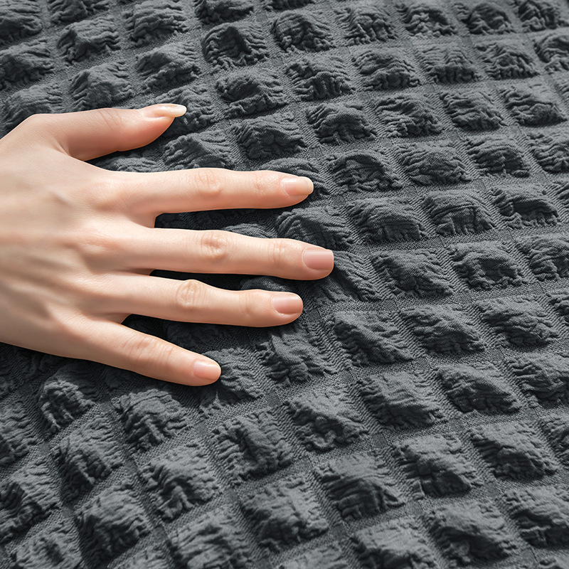 Cross-border elastic split functional sofa Lazyboy Chivas sofa cover bubble grid details Picture