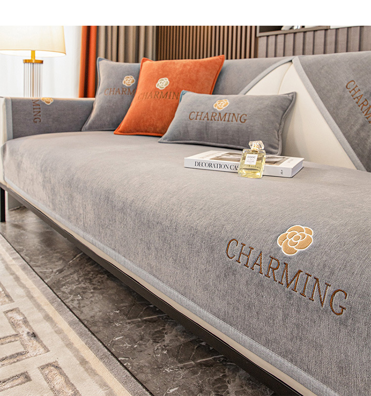 四季通用垫子现代简约沙发套罩新款沙发垫盖布防滑沙发巾批发详情16